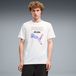 PUMA T-shirt pour Hommes, Blanc, Taille M
