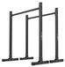 Icecat station de dips - station de pompes - Acier - 2 niveaux - Max 140 kg - Pieds en caoutchouc - UE