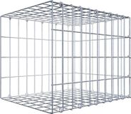 Gabionne d'assemblage type 2 50 cm x 40 cm x 40 cm, maille 5 cm x 10 cm, C-ring