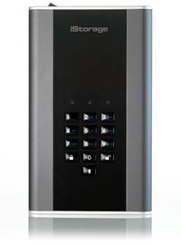 iStorage DiskAshur DT2 - Externe harde schijf - Zwart, Grijs