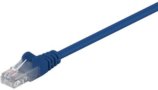Goobay Wentronic CAT5E Netwerkkabel - RJ45 - Blauw - 5 m