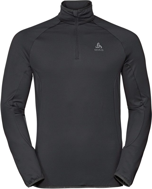 ODLO Carve Light Half Zip Midlayer Men, black S 2019 Sweatshirts & Trainingsjassen