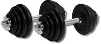VirtuFit Dumbbellset Pro - Verstelbare Halterset - Gietijzer - 2 x 15 kg
