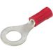 TE Connectivity 34145 Ringkabelschoen Dwarsdoorsnede (max.): 1.60 mm² Schachtdiameter: 4.34 mm Deels geïsoleerd Rood 1 stuk(s)