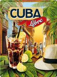 Nostalgic Art Merchandising Cuba - Libre metalen wandplaat