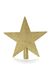 HEITMANN DECO ster voor op de kerstboom, goud met glitter