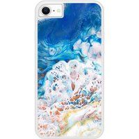 Apple iPhone 7 Marbre ocean Verstevigd hoesje met sublimatie bedrukking