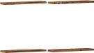 vidaXL Étagères 4 pcs 40x20x1,5 cm bois traité couleur bois vieilli