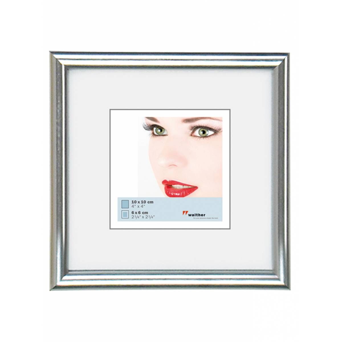 Walther KS220H Fotolijst Zilver 21,3 x 21,3 cm