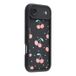 Ice Coque TPU antichoc élégante iPhone Air avec bords surélevés - noire / cerises