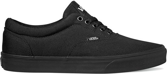 Vans Doheny Canvas Heren Sneakers - Black/Black - Maat 44