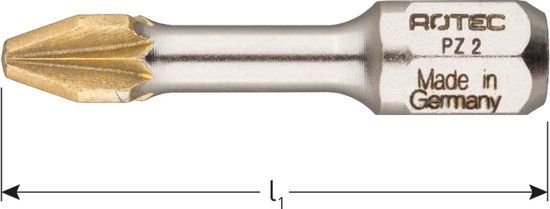 Rotec IMPACT insertbit PZ 3 L=30mm C 6,3 DIAMOND
