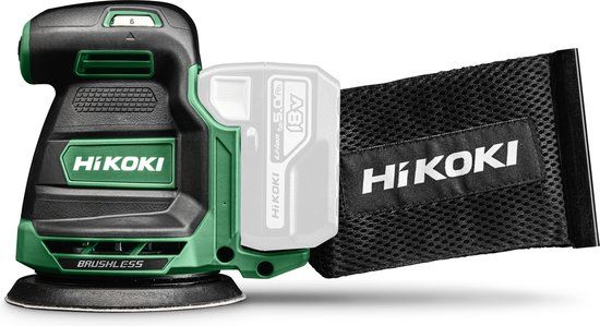 Hikoki SV1813DAW2Z Accu Excenter Schuurmachine 18V - 125mm - Zonder Accu en Lader