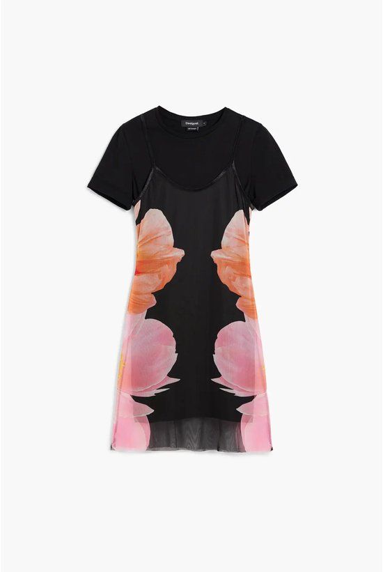Desigual Damesjurk Nevada Kort Zwart XS Lente/Zomer 2025