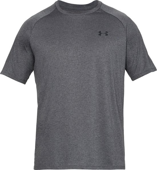 Under Armour Tech 2.0 SS Tee Heren Sportshirt - Maat XL - Carbon Heather Het authentieke go-to training shirt 2.0