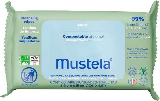 Mustela Reinigende Doekjes Geparfumeerd 60