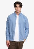 Superdry Preppy Oxford Overhemd Relaxed Pasvorm Heren Lange Mouwen Katoen L Sky Blue Chambray