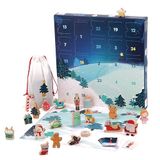 VILAC - Adventskalender toets en vinder - speelgoed voor de eerste leeftijd - 1 adventskalenderdoos van hout en karton - Ontwakingsspelletjes voor kinderen van hout - Speelgoed voor kinderen vanaf 2