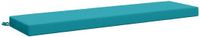 vidaXL - Bankkussen - SOEST - 100% - Polyester - Turquoise - 160 x 40 x 8 cm
