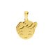 Lucardi Dames 14 karaat geelgouden kinderkopje jongen hanger