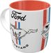 Nostalgic Art Merchandising Nostalgic-Art Ford Mustang Horse & Stripes Logo Koffiebeker