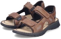 Rieker heren trekking-sandaal 26761-22 bruin