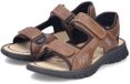 Rieker heren trekking-sandaal 26761-22 bruin