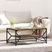 Maison Exclusive Table basse, chêne massif, 90 x 50 x 40 cm
