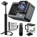 Action camera 5K UHD 60fps, Wi-Fi, USB-C, built-in microphone, image stabilization (EIS), with remote control