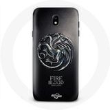 Maniacase Etui voor Samsung Galaxy J3 2017 Game Of Thrones Targaryen van vuur en bloed