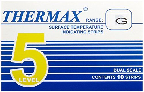Neolab 3-1917 temperatuurmeetstrips, 188 °C tot 210 °C (pak van 10)