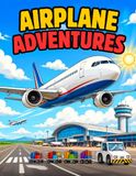 The Ultimate Aviation Coloring Book for All Ages: Commercial Airplane, Airport, Takeoff, Landing & Flight Scenes for Aviation Lovers