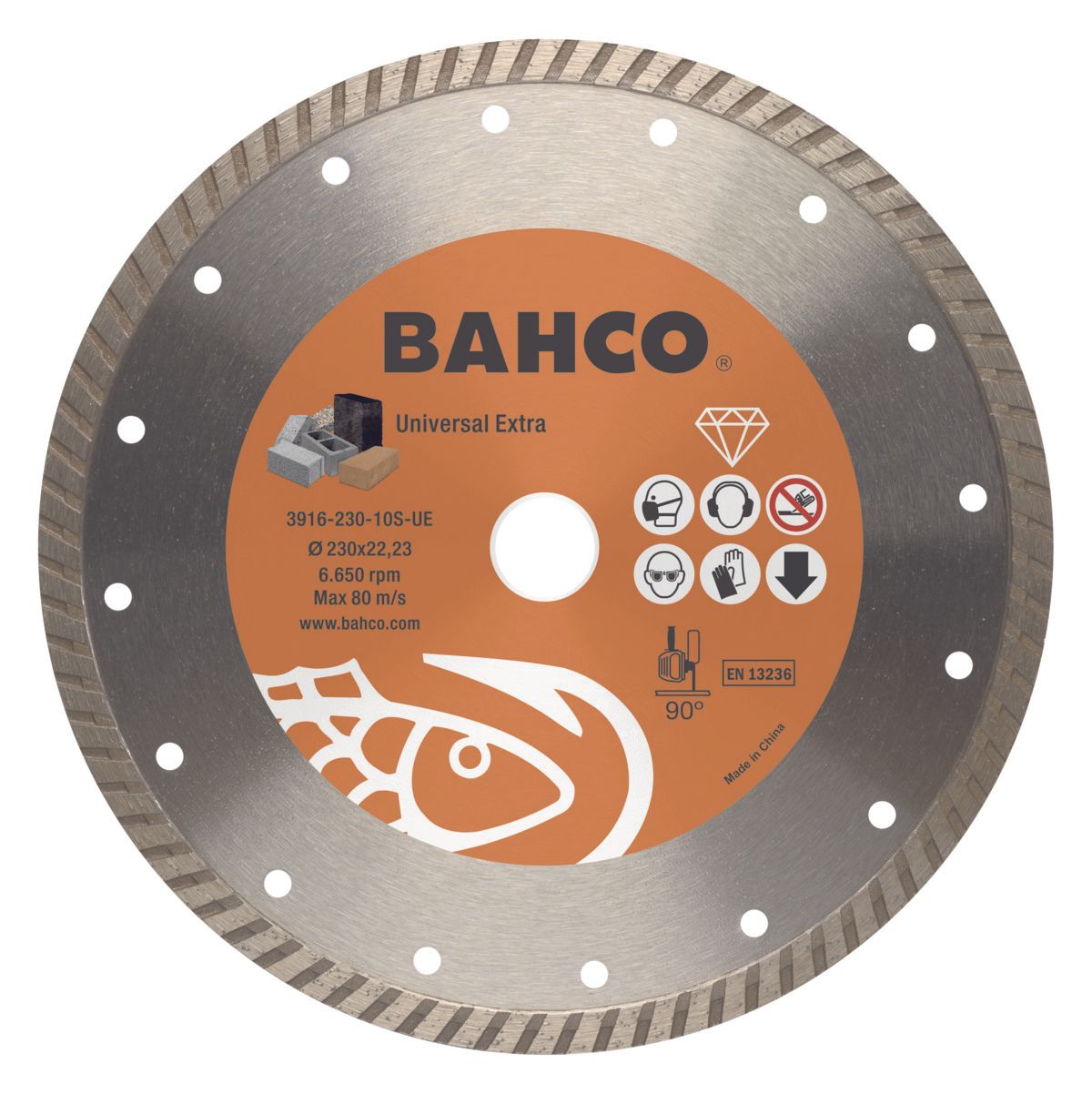 Bahco DIAMANTSCHIJF 180 ALG EXTRA