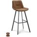 WGXL Collection Barkruk Blaker - Zithoogte 65 cm - Microleder - Bull - Camel