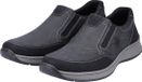 Rieker schoenen lage schoenen zakelijke schoenen leren schoenen 14362-00 grijs extra breed