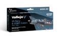 Vallejo 71157 Kleurenset, USA vliegtuigen WWII, 8x17 ml, blauw, 17 ml (verpakking van 8 stuks)