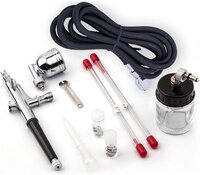 Fengda FE-134K Airbrush Pistool Set - Double Action - 3x Nozzle Set