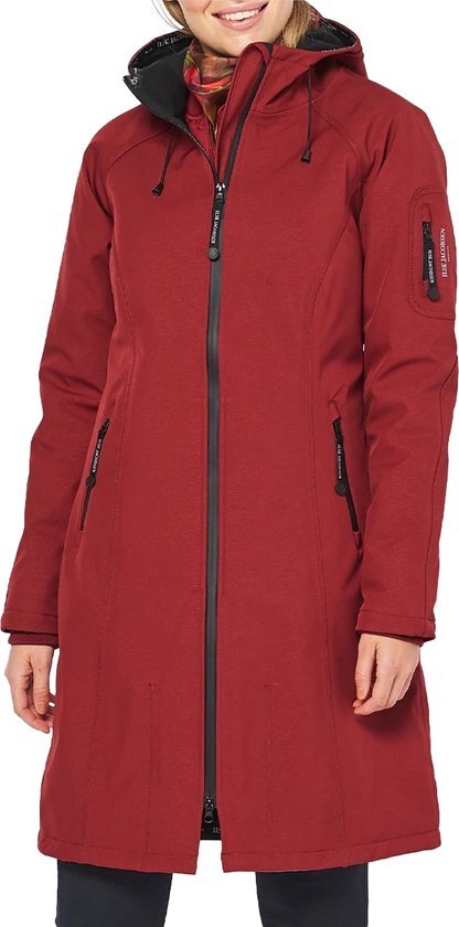 Ilse Jacobsen Rain37L regenjas (rood, 36, dames)