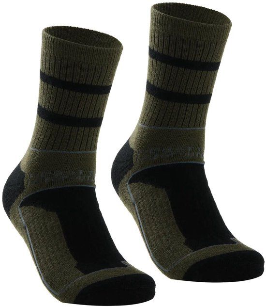 Regatta Samaris 3 Season Sokken Dark Khaki/Granite Maat 39-42 (2 stuks)