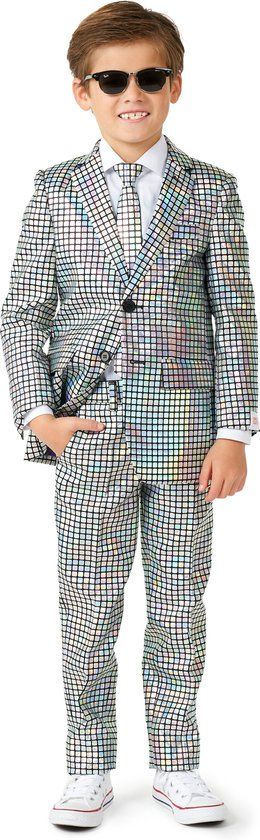 OppoSuits BOYS Discoballer Jongens Pak - Kerstpak - Carnavalskleding - Discobal - Kostuum - Maat EU 110/116