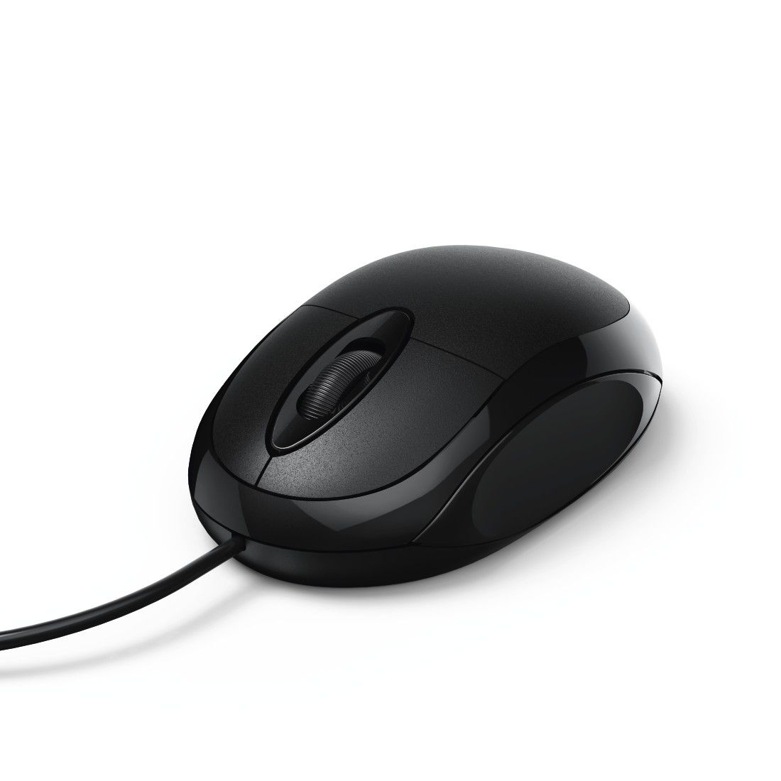 Hama Technics Hama MC-100 - Optical Mouse - 1000 DPI - USB Type-A - Right-Handed - Black