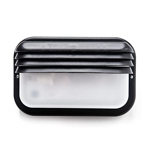 Famatel 4413-G wandlamp Ecoled - Zwart - E27 - 18W - IP44