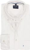 OLYMP Casual regular fit overhemd - Oxford - wit