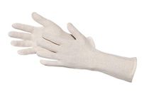 Jah zware katoenen handschoenen in naturel (30 cm) – duurzaam en wasbaar – voor montage, magazijn en werkplaats