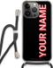Case Company iPhone 13 Pro Hoesje met Koord - Namecase - Zwart