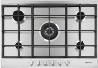 Smeg P272XGH Gas Hob - 5 Burners - Stainless Steel