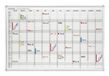 Franken JK703 Jaarkalender Planbord Wit Magneet 90 x 60 cm