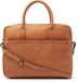 dR Amsterdam Leren Werktas, Laptoptas 15,6 inch Camel