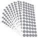 Adsamm® 600 x Zelfklevende Viltglijders Grijs Ø 14 mm Rond 3,5 mm Dik