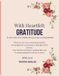 With Heartfelt Gratitude: A Daily Gratitude Journal for Joy, Mindfulness, and Abundance